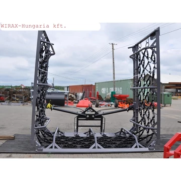 Metal-Technik nehéz kivitelű réti simító borona