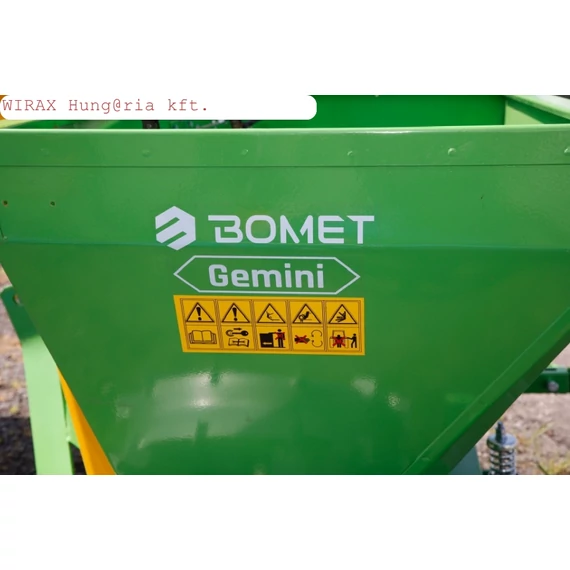Burgonyaültető, kétsoros GEMINI (sortávolság: 62,5 / 67,5; 70 / 75 cm)