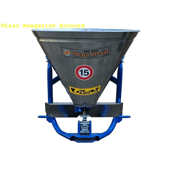 Megametal 300-400-500 l-es INOX tartályos Műtrágyaszórók kedvező  áron!
