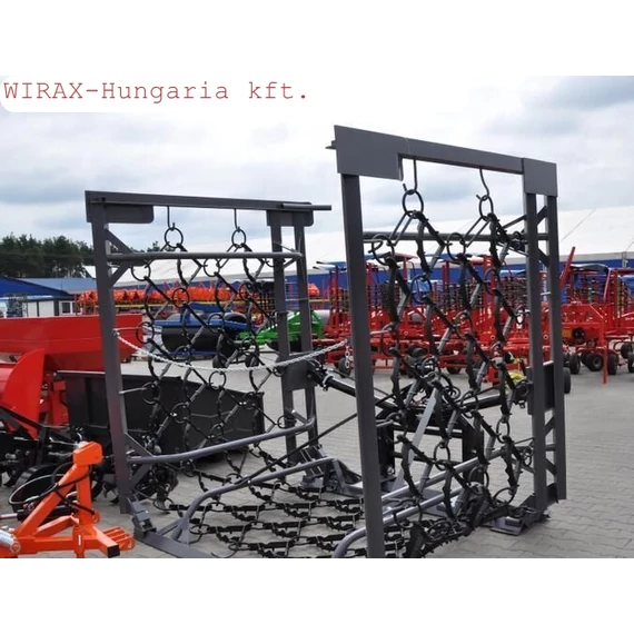 Metal-Technik nehéz kivitelű réti simító borona