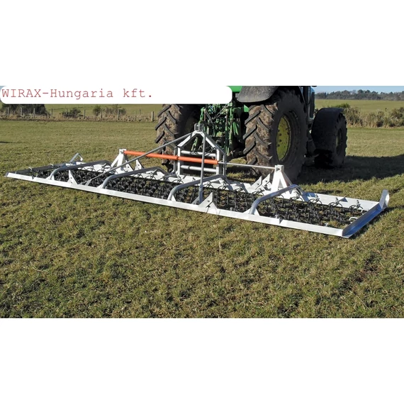 Metal-Technik réti simító borona (gyepborona / láncos simító) 4-8 m munkaszélesség