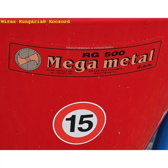 MEGA METAL 300 L műtrágyaszórók
